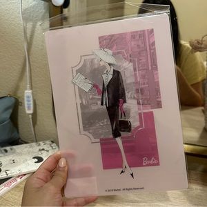 Barbie writting or mouse pad